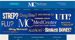 Desktop Screenshot of medcenterurgentcare.com
